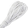 1/16" wide Elastic Cord - White - Elastic Bead Cord - 