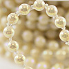 Ivory AB Wired Bead Garland - Beaded Garland - Pearl Garland - 
