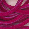 Suede Cord - Suede Lace - Fuchsia - Necklace Cord - Suede String - Flat Leather String - 