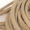 Suede Cord - Suede Lace - Beige - Necklace Cord - Suede String - Flat Leather String - 