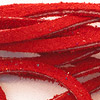 Suede Cord - Suede Lace - Red - Necklace Cord - Suede String - Flat Leather String - 
