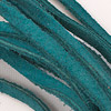 Suede Cord - Suede Lace - Suede String - Teal - Bolo Tie Cord - Flat Leather Cord - Suede Necklace Cord - 