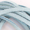 Suede Cord - Suede Lace - Lt. Blue - Necklace Cord - Suede String - Flat Leather String - 
