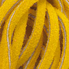 Suede Cord - Suede Lace - Yellow - Necklace Cord - Suede String - Flat Leather String - 