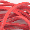 Suede Cord - Suede Lace - Coral - Necklace Cord - Suede String - Flat Leather String - 