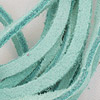 Suede Cord - Suede Lace - Lt. Turquoise - Necklace Cord - Suede String - Flat Leather String - 
