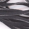 Suede Cord - Suede Lace - Black - Necklace Cord - Suede String - Flat Leather String - 