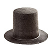 Stovepipe Top Hat - Mini Top Hats - Snowman Top Hat - Black - Mini Top Hat - Hat for Snowman - 