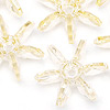 Starflake Beads - Sunburst Beads - Lt. Champagne - 18mm Starflake Beads - Sunburst Beads - Starburst Beads - Ferris Wheel Beads - Paddlewheel Beads - 