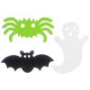 Halloween Cutouts - Felt Ghost, Bat, Spider - Assorted - Bat Cutouts - Spider Cutouts - Ghost Cutouts - Halloween Decorations - 