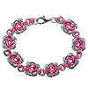 Chainmaille Jewelry - Raspberry Swirls Jumpring Bracelet Kit - Raspberry - Jewelry Kit - Jump Ring Jewelry - 