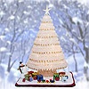 Beaded Safety Pin Christmas Tree Kit - Crystal Tree / Gold Pins - Christmas Tree Kit - Beading Kit - Beaded Christmas Tree - 