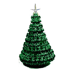 Beaded Christmas Tree Pattern - Beaded Safety Pin Christmas Tree Instructions - Free Christmas Craft Instructions