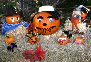 Free Holiday Craft Instructions - Fun Halloween Pumpkin Faces