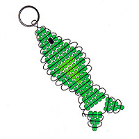 Beaded Fish Key Chains