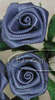 Ribbon Rose Cluster - Williamsburg Blue - Floral Accents - 