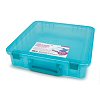 Plastic Organizer Box with Handle - Teal - Bead Organizer - Bead Organizers - 