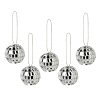 Miniature Ornaments - Mirror Ball - Silver - Christmas Ornament - 