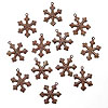 Rusted Tin Snowflakes - Christmas Snowflakes - Snowflake Decorations - 