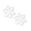 Foam Snowflakes - White - Durafoam  - Christmas Decorations - Christmas Ornaments - Snowflake Ornaments - 