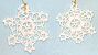 Crocheted Snowflakes - White - Christmas Snowflakes - Snowflake Decorations - 