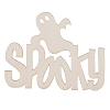 Halloween Spooky Wood Cutout - Unfinished - Halloween Decorations - Fall Decorations - 