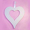 Darice® Valentine Ornaments - White - Valentine Decorations - 