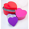 Paper Mache Heart Boxes - Heart Shaped - Paper Box - Paper Mache Boxes - 