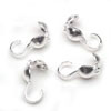 Double Cup Connector - Clamshells - Silver - Calotte - 