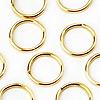 Jump Rings - Jewelry Making Supplies - Gold Plated Brass - Jump Rings - Split Jump Rings - Jewelry Jump Rings - 