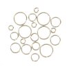 Jump Rings - 18-gauge - Bright Silver - Assorted Sizes - Bright Silver - Jump Rings - Bright Silver - 