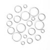 Jump Rings - 20-gauge - Bright Silver - Assorted Sizes - Bright Silver - Jump Rings - Bright Silver - 