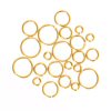 Jump Rings - 18-gauge - Gold- Assorted Sizes - Gold - Jump Rings - Copper - 
