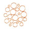 Jump Rings - 20-gauge - Copper - Assorted Sizes - Copper - Jump Rings - Copper - 
