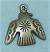 Bird Jewelry Charm - Antique Silver - Pewter Colored Jewelry Charm - Bird - 