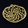 Dream Catcher Charms - GOLD - Jewelry Making Supplies - Pendant - Dreamcatcher Jewelry - 