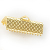 Ribbon End Fastener Clamp - Gold - Jewelry Making Supplies - End Clasp - Ribbon End Crimp - Jewelry Findings - 