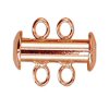 Slide Clasp - Copper - Jewelry Findings -- Slide Clasps - 2-Strand - 