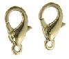 Brass Lobster Clasp - Gold Plated - Lobster Claw Clasp - 