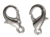 Brass Lobster Clasp - Nickel Plated - Lobster Claw Clasp - 