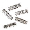 Metal Spacer Bar Beads - Silver - Spacer Bar - Jewelry Dividing Bar - 