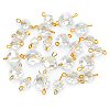 Jewelry Connectors - Crystal And Gold - Bracelet Connectors - Jewelry Spacers - 