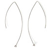 Earring Wires V Shaped - Silver - Earrings - 