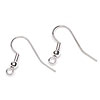 Fish Hook Earring Wires - Bright Silver Plated - French Hook Earring Wires - French Earring Hooks - 