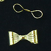 Small Bow Tie Metal Bow - Filigree Bow - Tiny Bow - Gold - Mini Filigree Bow - Jewerly Making Supplies - 