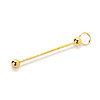 Bead Pin with Screw Ends - Gold - Jewelry Pin - Bling Pin - 