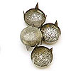 Dome Studs - Studs for Clothing - Fabric Studs - Antique Silver - Silver Nailheads - Silver Studs for Clothing - Bedazzler Studs - 