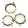 Round Studs - Studs for Clothing - Fabric Studs - Silver - Silver Studs for Clothing - Silver Nailheads - Bedazzler Studs - 