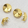 Faceted Studs - Studs for Clothing - Fabric Studs - Gold - Gold Nailheads - Gold Studs for Clothing - Bedazzler Studs - 