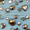 Decorative Studs for Clothing - Fabric Studs - Decorative Nailheads - Silver - Metal Studs for Clothing - Leather Jacket Studs - Decorative Studs for Leather - Leather Studs - 